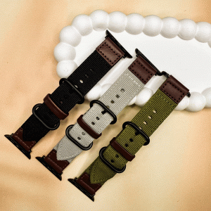 بند کنفی چرمی سگک دار ساعت هوشمند